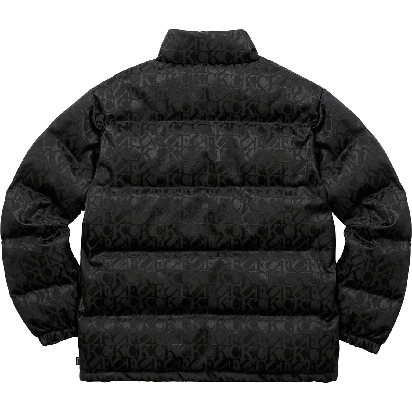 Fuck Jacquard Puffy Jacket view 7
